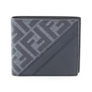 Pre-owned Leather wallets Fendi Vintage , Blue , Dames