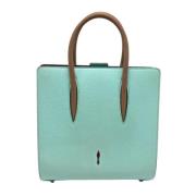 Pre-owned Leather handbags Christian Louboutin Pre-owned , Blue , Dame...