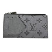 Pre-owned Fabric wallets Louis Vuitton Vintage , Gray , Heren