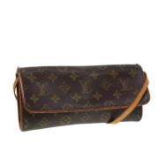 Pre-owned Canvas louis-vuitton-bags Louis Vuitton Vintage , Brown , Da...