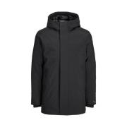 Winter Parka Jas Jack & Jones , Black , Heren