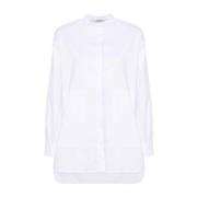 Witte Shirt Nanda Italiaans Katoen Max Mara , White , Dames