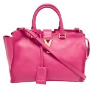 Pre-owned Leather totes Yves Saint Laurent Vintage , Pink , Dames