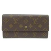 Pre-owned Fabric wallets Louis Vuitton Vintage , Brown , Dames