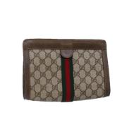 Pre-owned Plastic gucci-bags Gucci Vintage , Beige , Dames