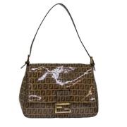 Pre-owned Canvas fendi-bags Fendi Vintage , Brown , Dames