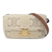 Pre-owned Leather celine-bags Celine Vintage , Beige , Dames