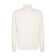 Witte wollen coltrui Roberto Collina , White , Heren