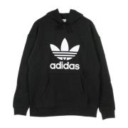 Dames Trefoil Hoodie Zwart/Wit Adidas , Black , Dames