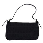 Pre-owned Canvas handbags Fendi Vintage , Black , Dames