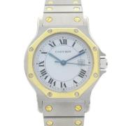 Pre-owned Metal watches Cartier Vintage , Gray , Heren