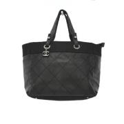 Pre-owned Nylon chanel-bags Chanel Vintage , Black , Dames