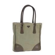 Pre-owned Canvas prada-bags Prada Vintage , Green , Dames