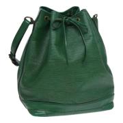 Pre-owned Leather louis-vuitton-bags Louis Vuitton Vintage , Green , D...