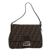 Pre-owned Canvas fendi-bags Fendi Vintage , Brown , Dames