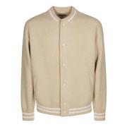 Zachte Cashmere Bomberjack Laneus , Beige , Heren