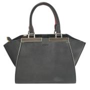 Pre-owned Leather totes Fendi Vintage , Black , Dames