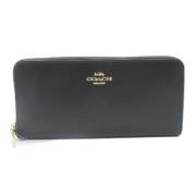 Pre-owned Leather wallets Coach Pre-owned , Black , Dames