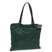 Pre-owned Leather fendi-bags Fendi Vintage , Green , Dames