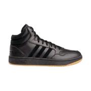 Mid-top basketbalschoenen Adidas , Black , Heren