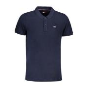 Blauw Slim Fit Polo Shirt met Logo Tommy Hilfiger , Blue , Heren