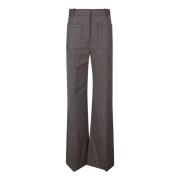 Elegante Alina Broek voor Vrouwen Victoria Beckham , Gray , Dames