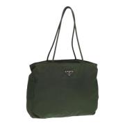 Pre-owned Nylon prada-bags Prada Vintage , Green , Dames