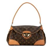 Pre-owned Canvas handbags Louis Vuitton Vintage , Brown , Dames