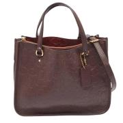 Pre-owned Leather totes Coach Pre-owned , Red , Dames