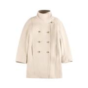 Roze Winterjassen voor Vrouwen Fay , Beige , Dames