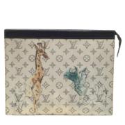 Pre-owned Coated canvas clutches Louis Vuitton Vintage , Multicolor , ...