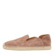 Pre-owned Suede flats Christian Louboutin Pre-owned , Beige , Dames