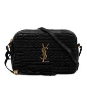 Pre-owned Raffia crossbody-bags Yves Saint Laurent Vintage , Black , D...