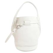 Pre-owned Leather celine-bags Celine Vintage , White , Dames