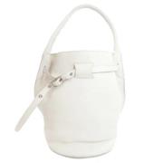 Pre-owned Leather totes Celine Vintage , White , Dames