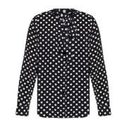 Shirt met polka dot patroon Michael Kors , Black , Dames