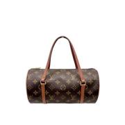 Pre-owned Leather louis-vuitton-bags Louis Vuitton Vintage , Brown , D...