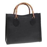 Pre-owned Leather gucci-bags Gucci Vintage , Black , Dames