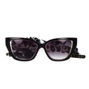 Elegante Cat-Eye Zonnebril met Sjaal Guess , Black , Dames