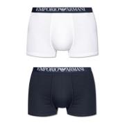 Twee-pack boxershorts Emporio Armani , Blue , Heren