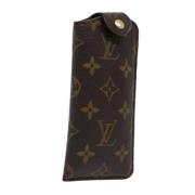 Pre-owned Canvas pouches Louis Vuitton Vintage , Brown , Dames