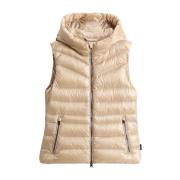 Stijlvolle Jassen voor Koud Weer Woolrich , Beige , Dames