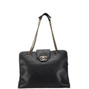 Pre-owned Fabric chanel-bags Chanel Vintage , Black , Dames