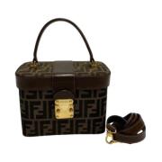 Pre-owned Leather fendi-bags Fendi Vintage , Black , Dames