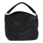 Pre-owned Leather handbags Bottega Veneta Vintage , Black , Dames