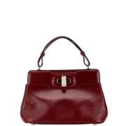 Pre-owned Leather handbags Bvlgari Vintage , Red , Dames