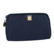 Pre-owned Canvas pouches Dior Vintage , Blue , Dames