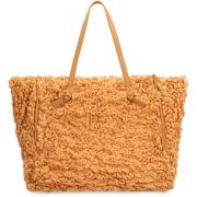 Stijlvolle Tote tas met lederen details Gianni Chiarini , Brown , Dame...