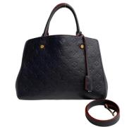 Pre-owned Leather louis-vuitton-bags Louis Vuitton Vintage , Blue , Da...