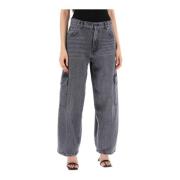 Bethany Cargo Jeans Haikure , Gray , Dames